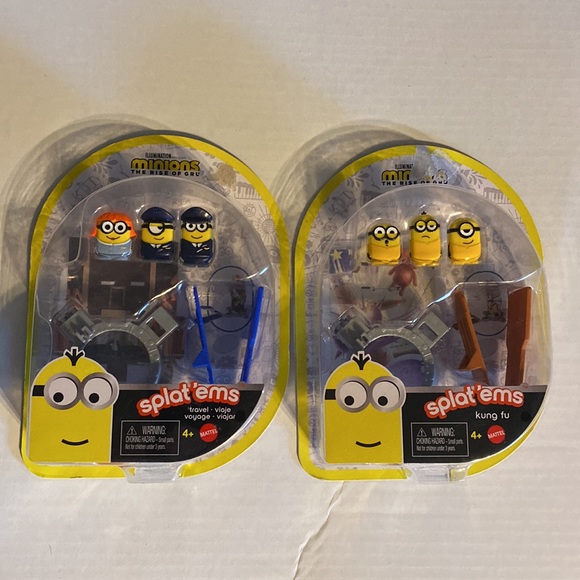 Minions Toys Minions The Rise Of Gru Splat Ems Bundle 2 3packs Figure Toys New Poshmark